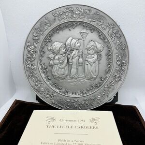 Pewter collectors 6" plate from Hallmark